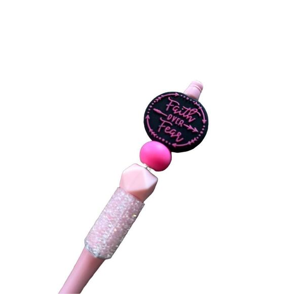 Faith over fear‎ beaded pen - Picture 2 of 2